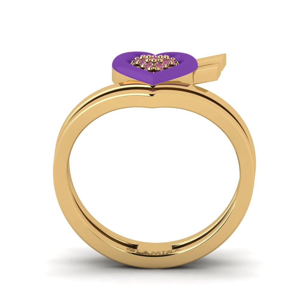 Rhodolite Garnet Ring Insiem