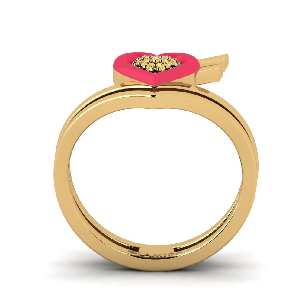 Yellow Diamond Ring Insiem