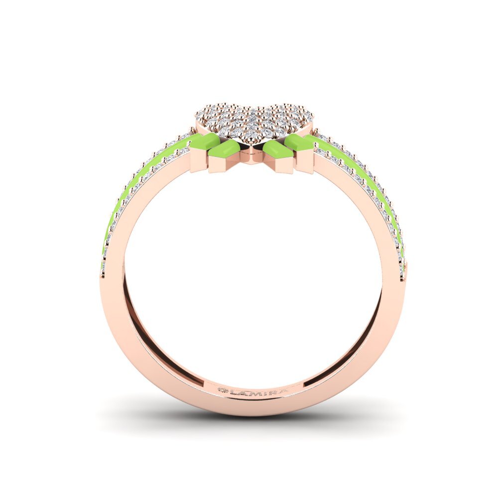 Rotgold 585 Ring Kraftvoll