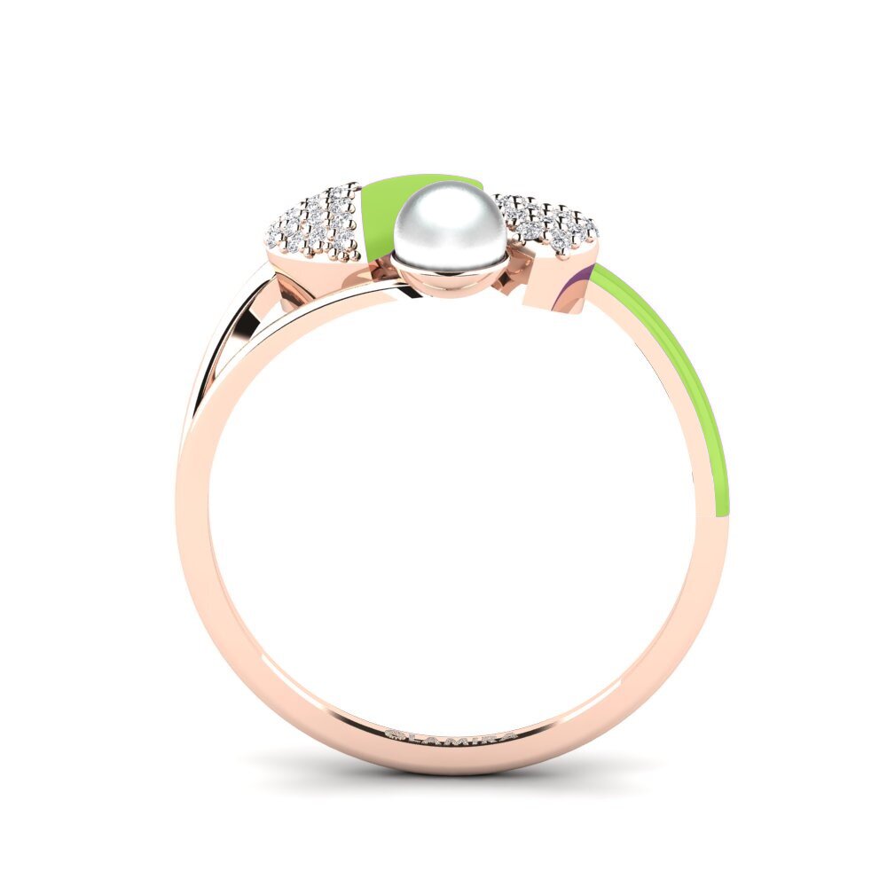Rotgold 585 Ring Lastkiss