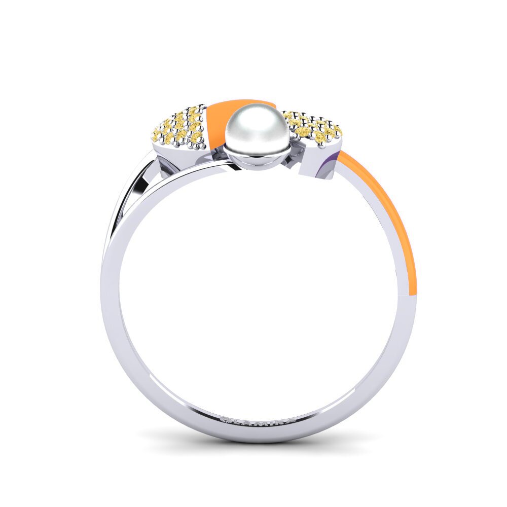 Gelber Diamant Ring Lastkiss