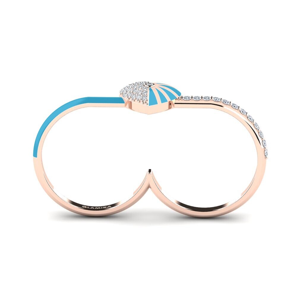 Rotgold 375 Ring Lavender