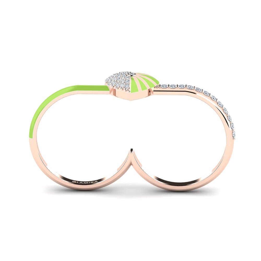 Rotgold 585 Ring Lavender