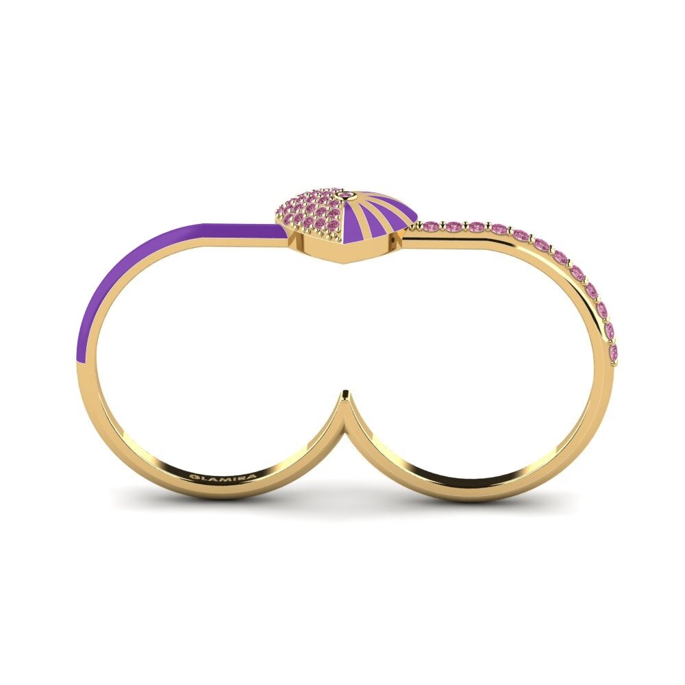 Rhodolite Garnet Ring Lavender