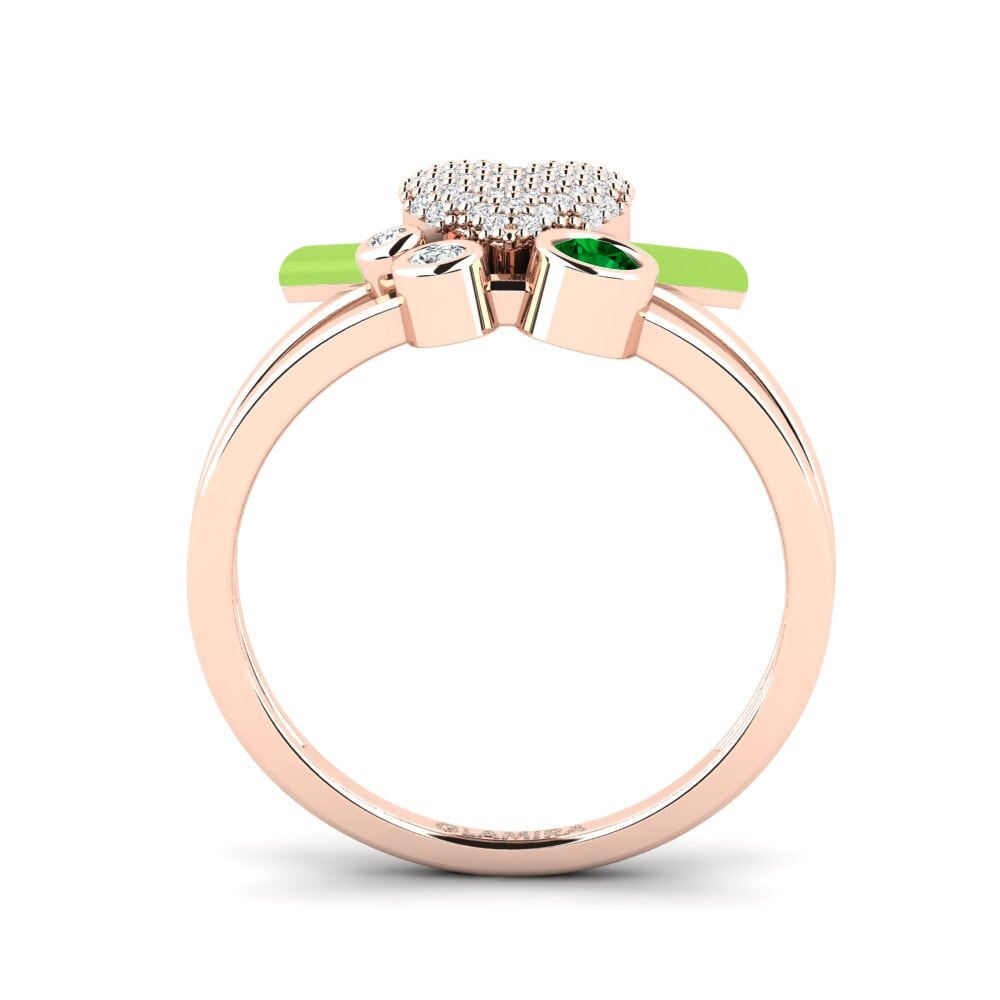 Zircônia Verde Anel Loveglow