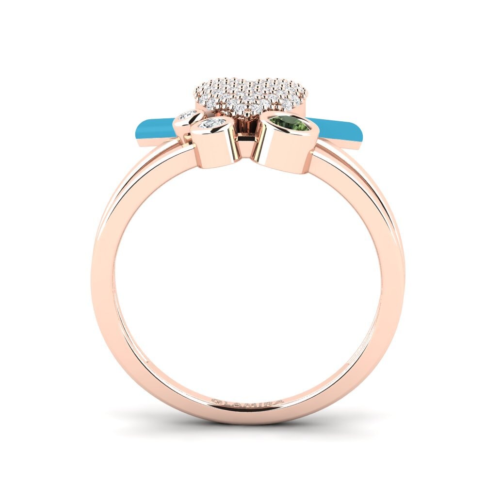 Rotgold 375 Ring Loveglow