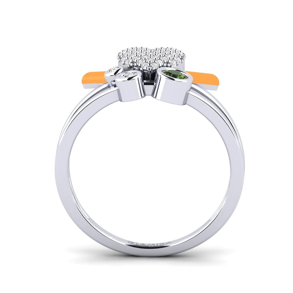 950 Platin Ring Loveglow