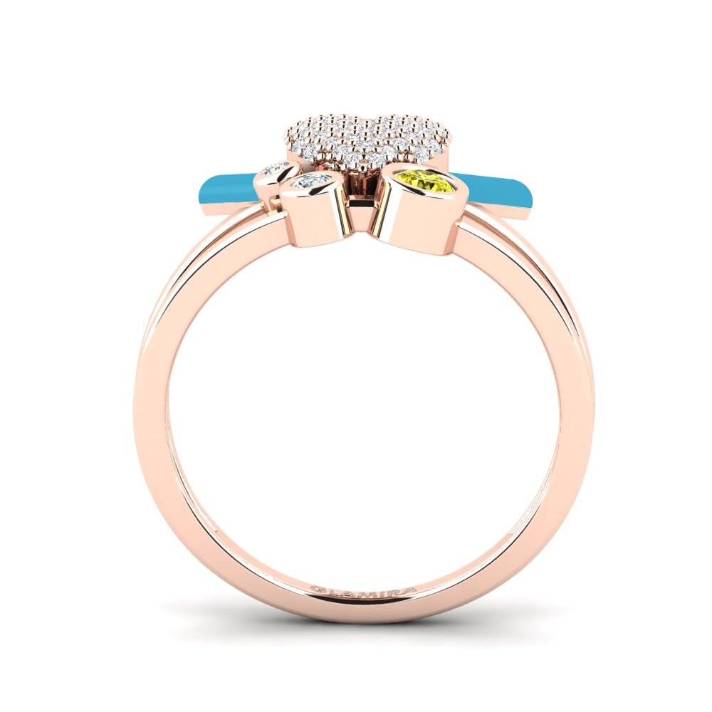 Gelber Diamant Ring Loveglow