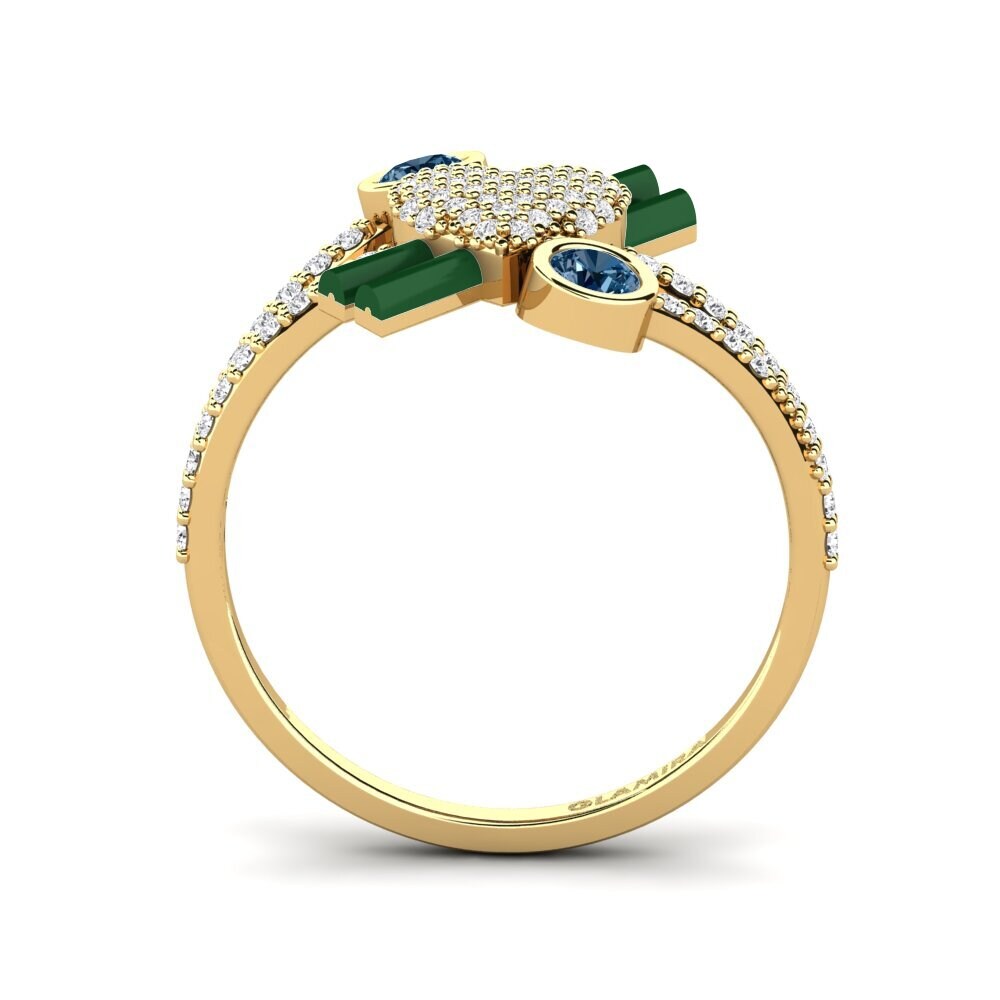 Diamante Azul Anel Lovehill