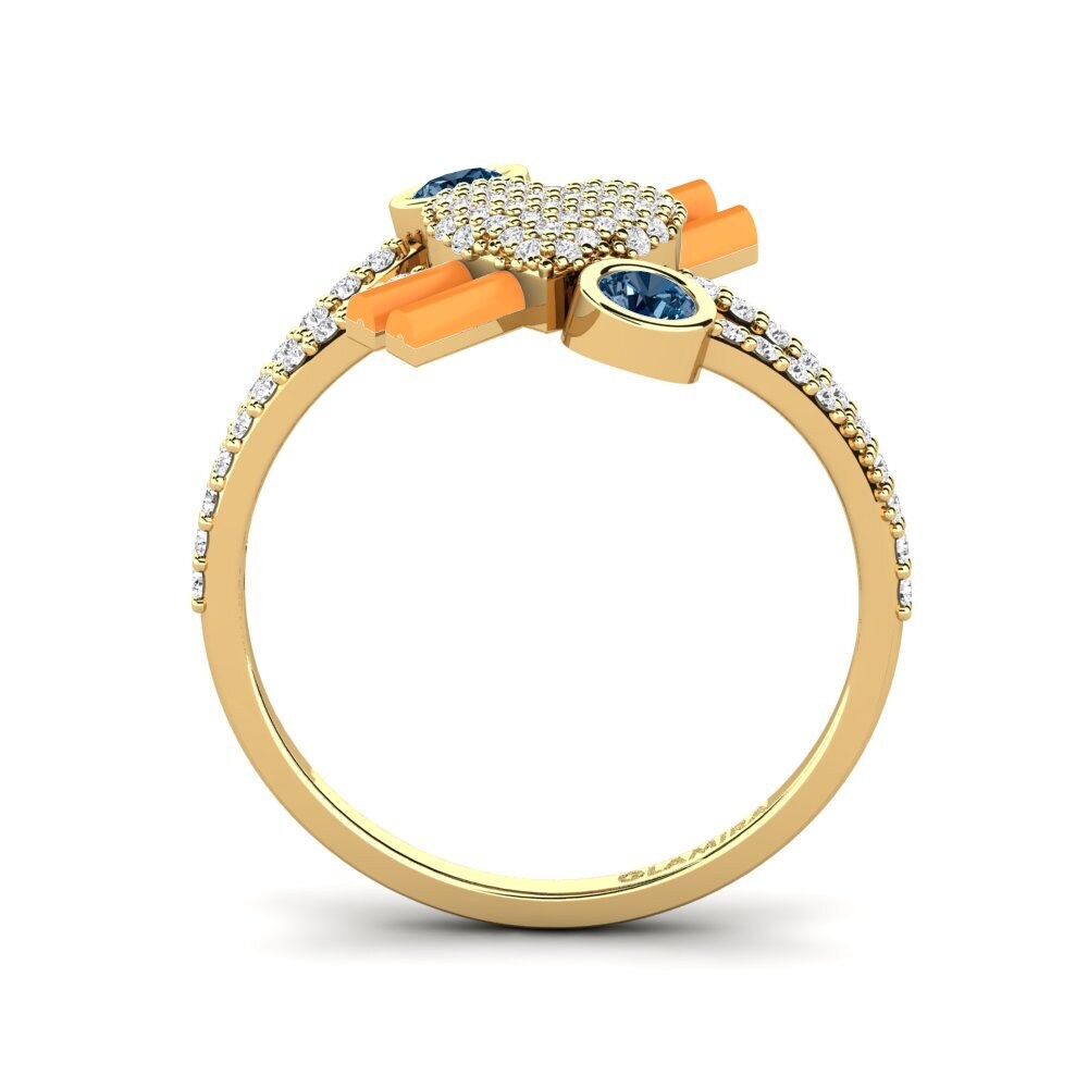 Blauer Diamant Ring Lovehill