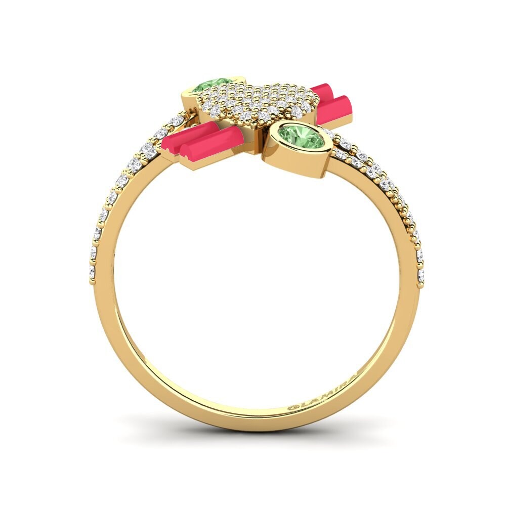 Green Diamond Ring Lovehill