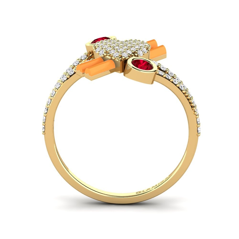 Red Zirconia Ring Lovehill