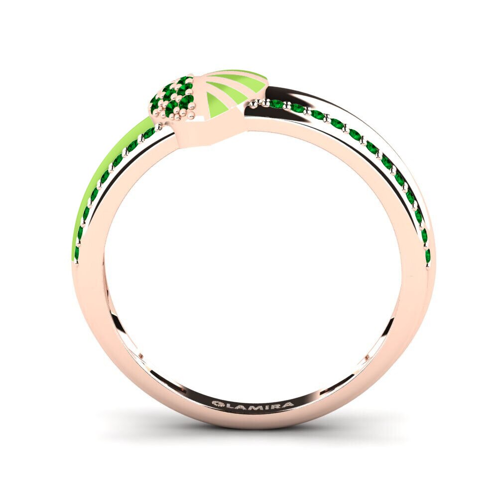 Zircônia Verde Anel Lovestory