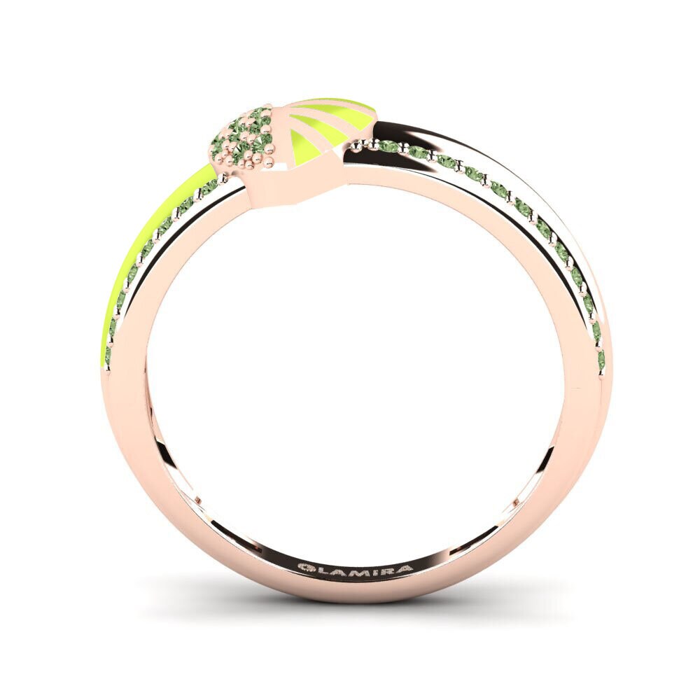 Grüner Diamant Ring Lovestory
