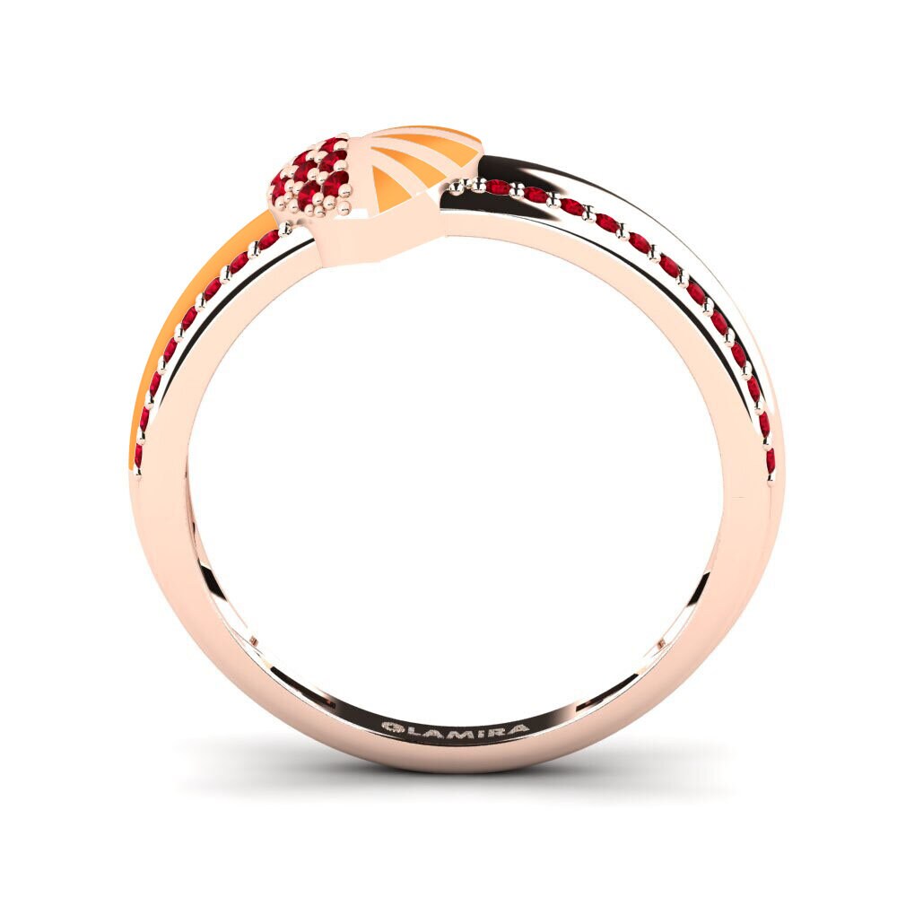 Red Zirconia Ring Lovestory