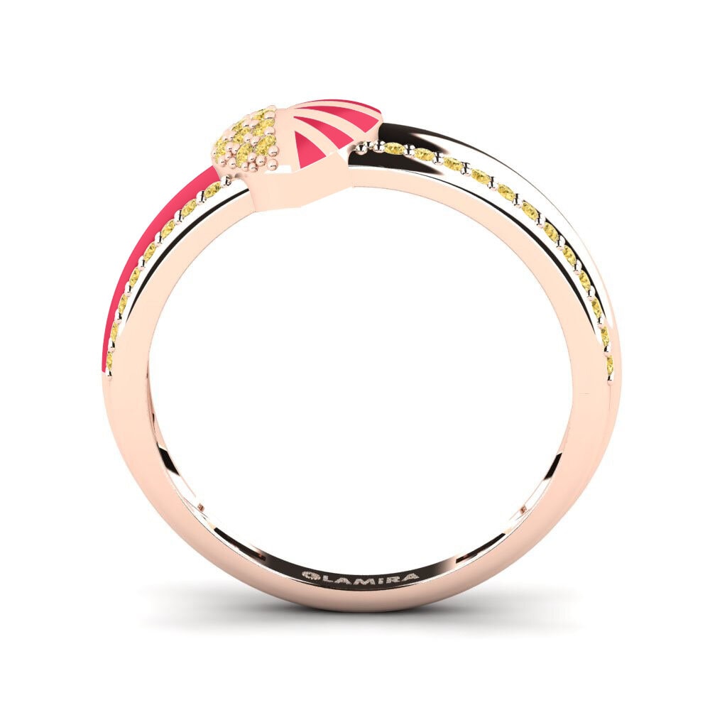 Yellow Diamond Ring Lovestory