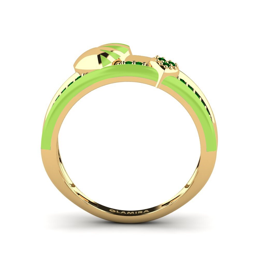 Zircônia Verde Anel Lovestruck