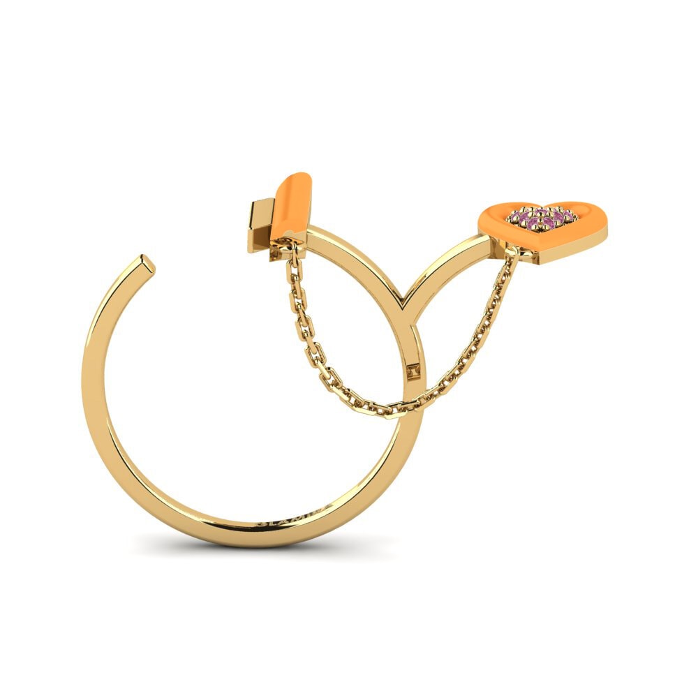 Rhodolit-Granat Ring Modificare
