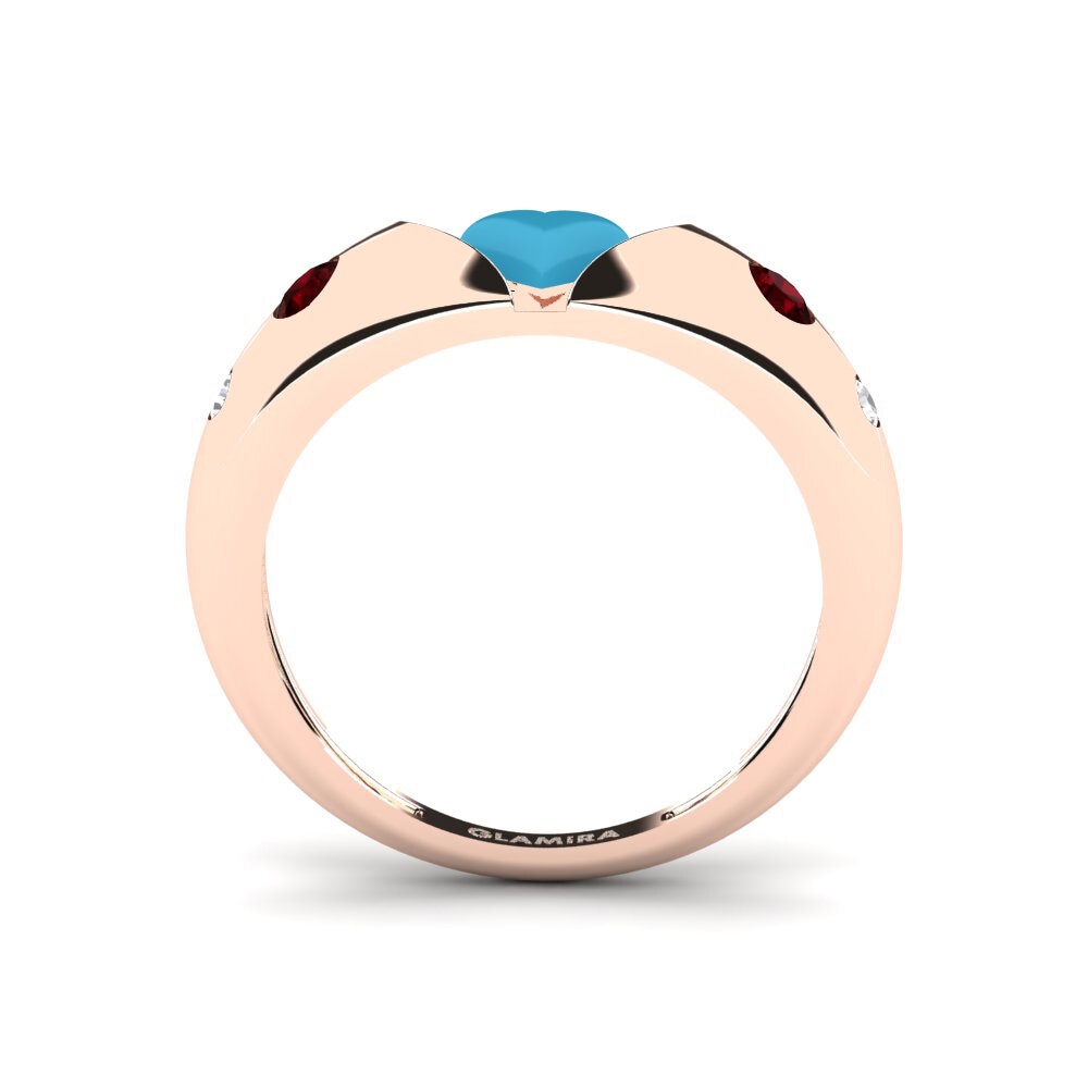 Rotgold 375 Ring Mostrare