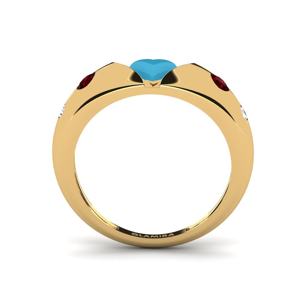 Gelbgold 750 Ring Mostrare