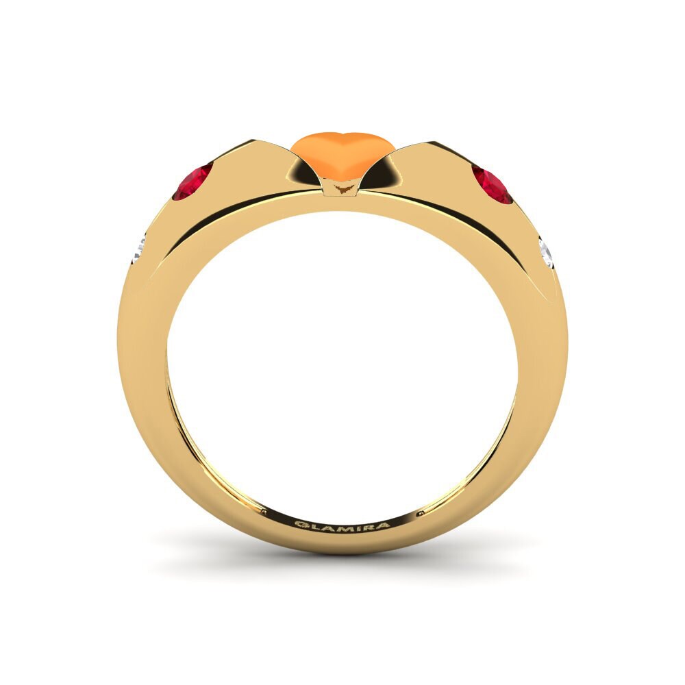 Red Zirconia Ring Mostrare