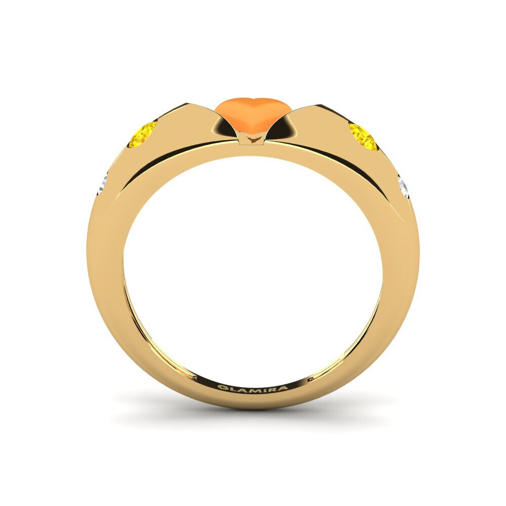 Gelber Saphir Ring Mostrare