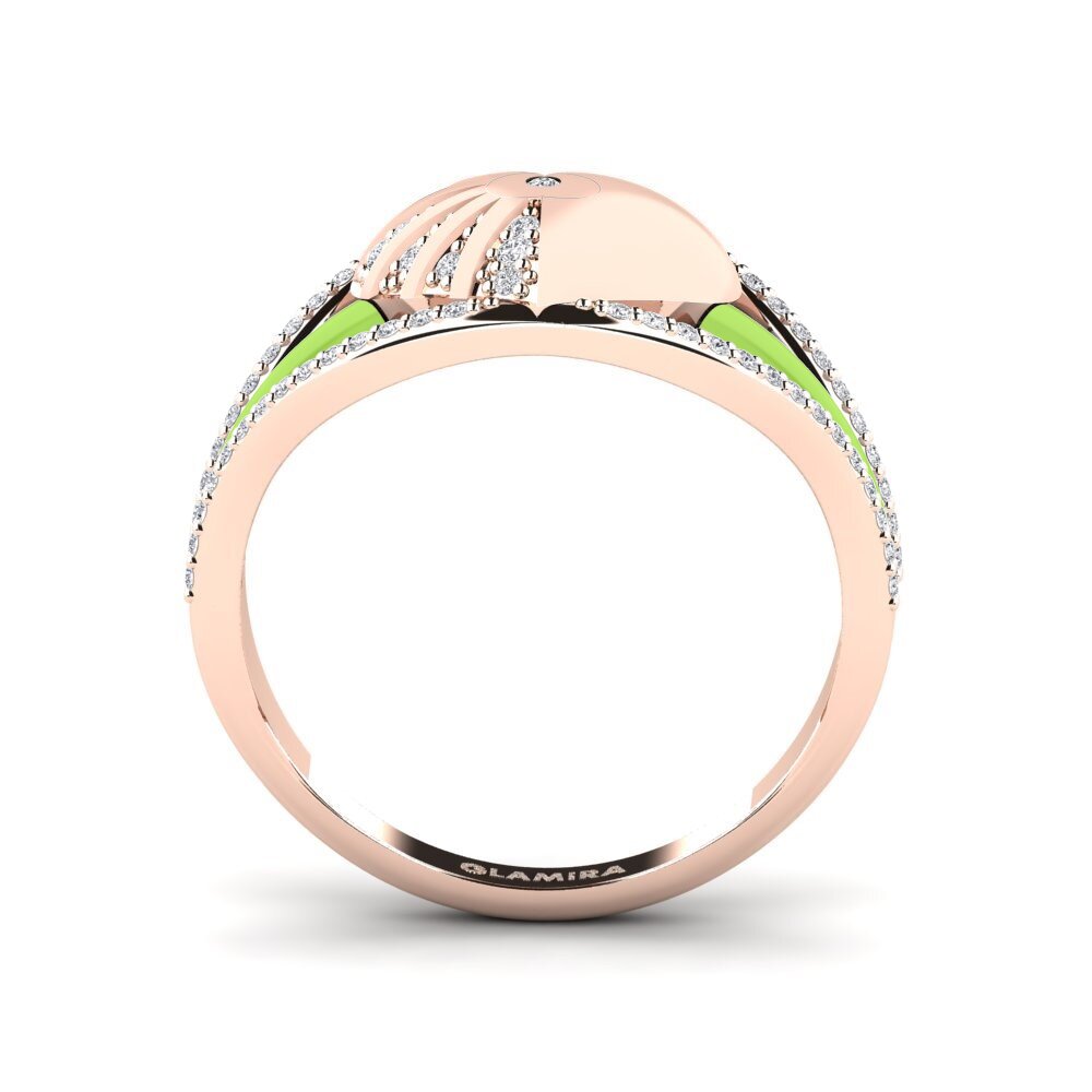 Rotgold 585 Ring Pedestal