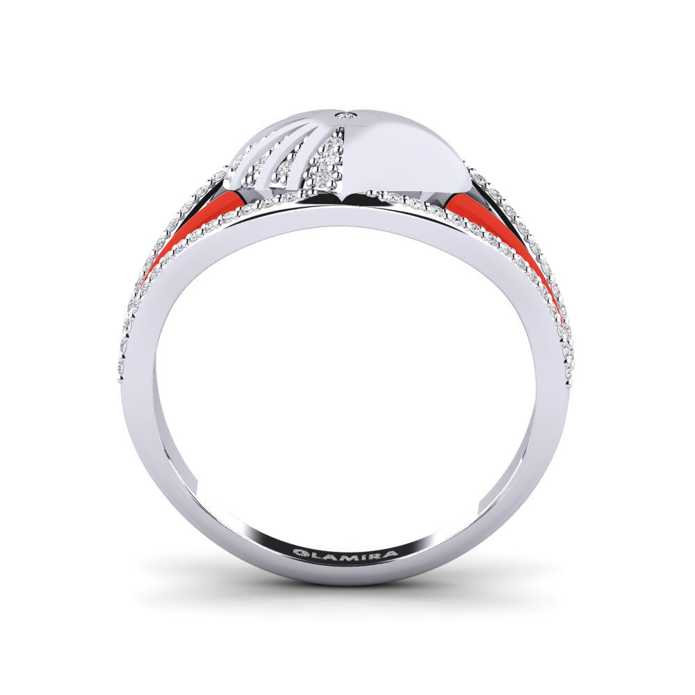 18ct White Gold Ring Pedestal