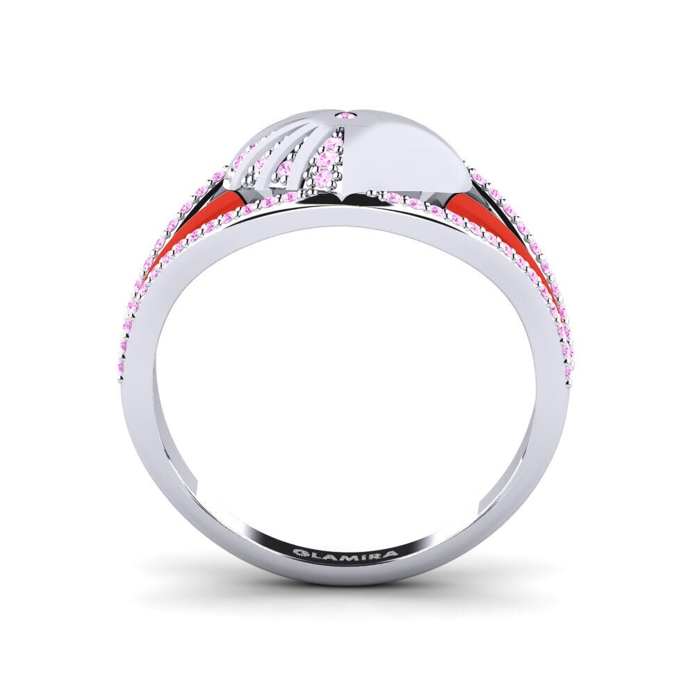 Pink Sapphire Ring Pedestal
