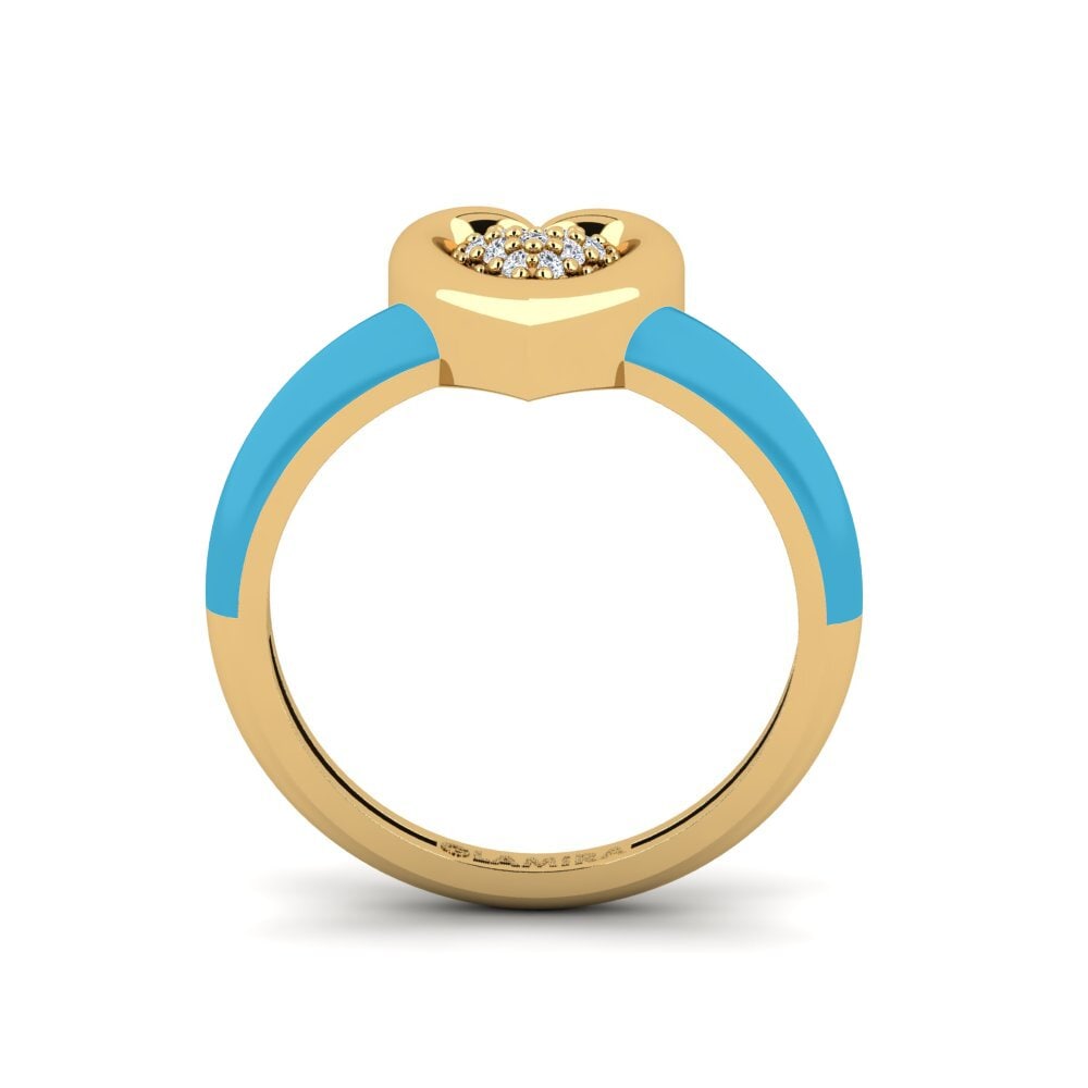 Diamant Pinker Ring Piccoamore