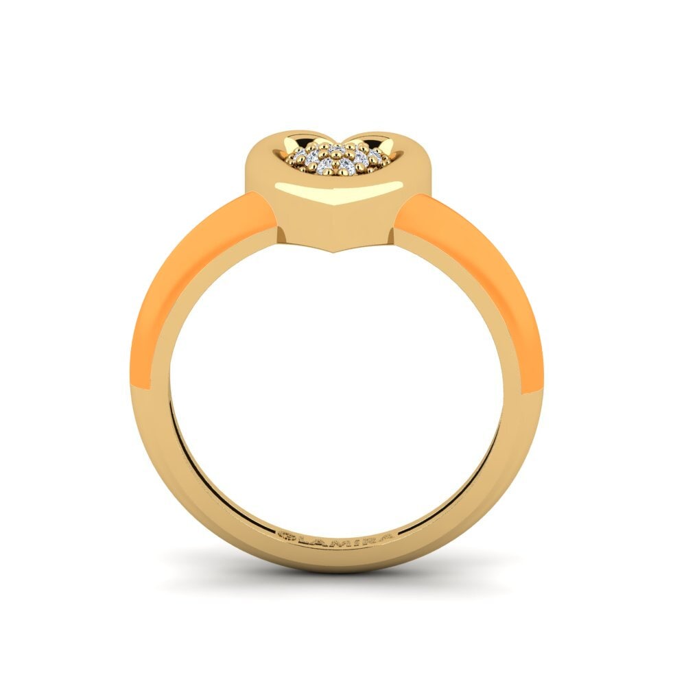 Diamant Pinker Ring Piccoamore