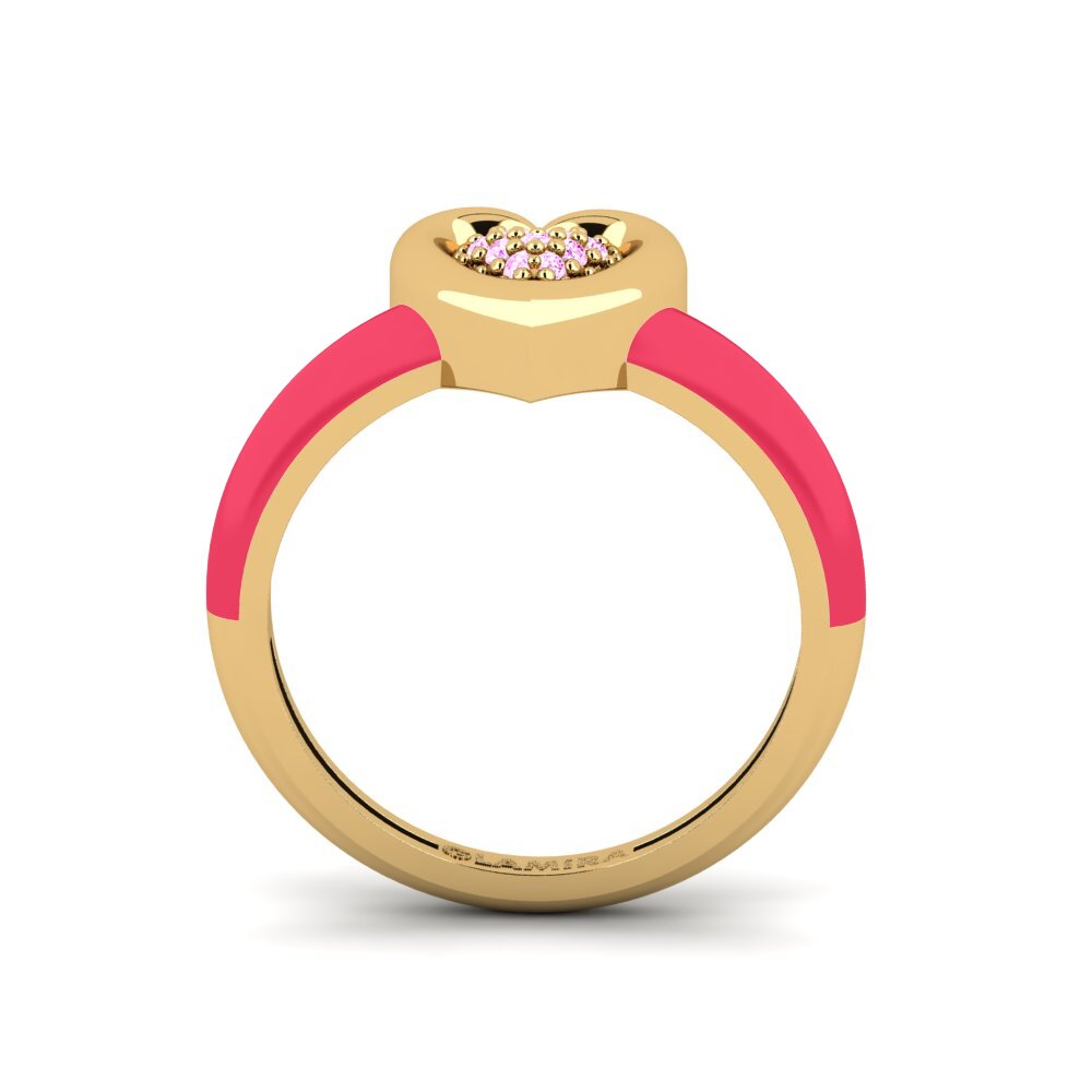 Pink Sapphire Pinky Ring Piccoamore