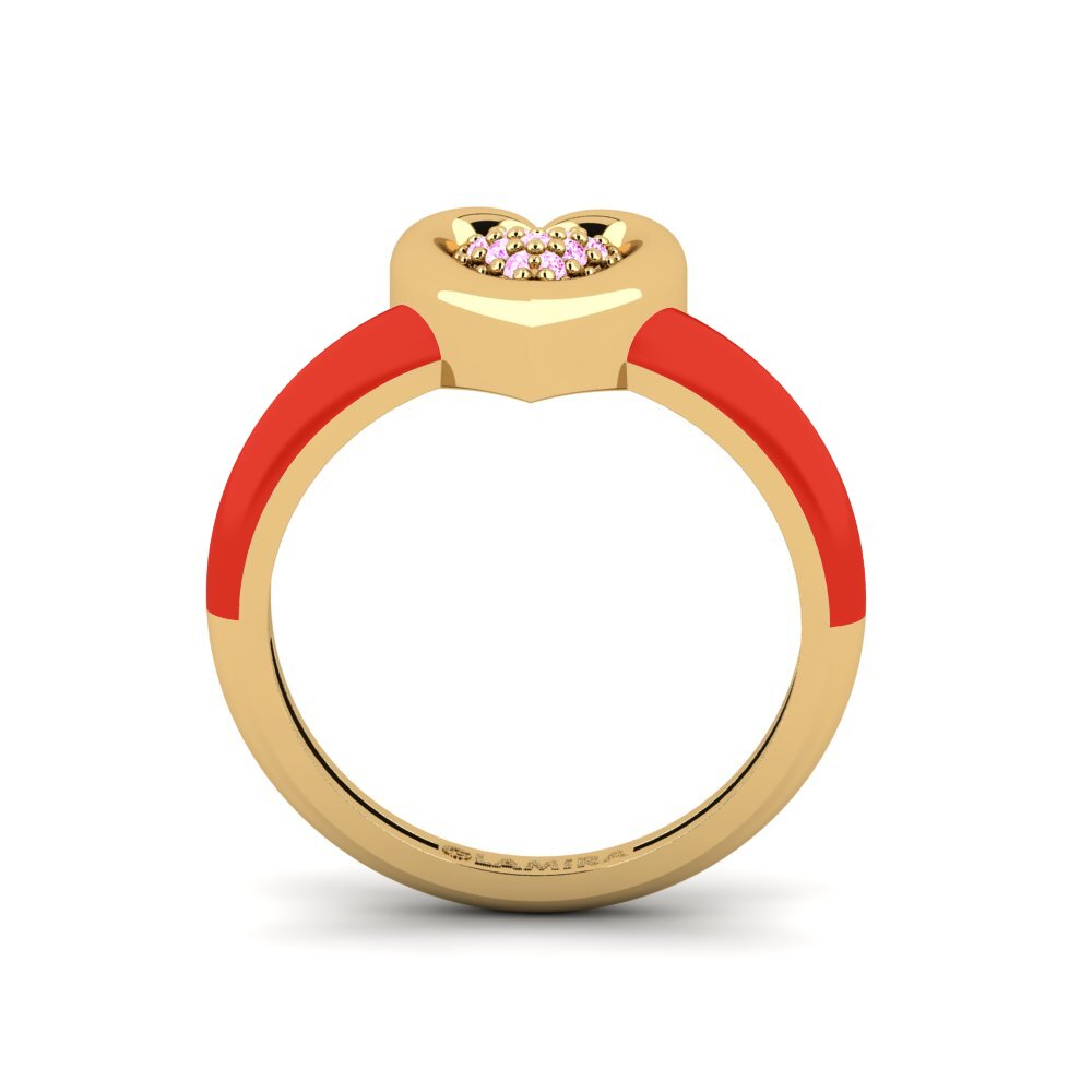 Pink Sapphire Pinky Ring Piccoamore