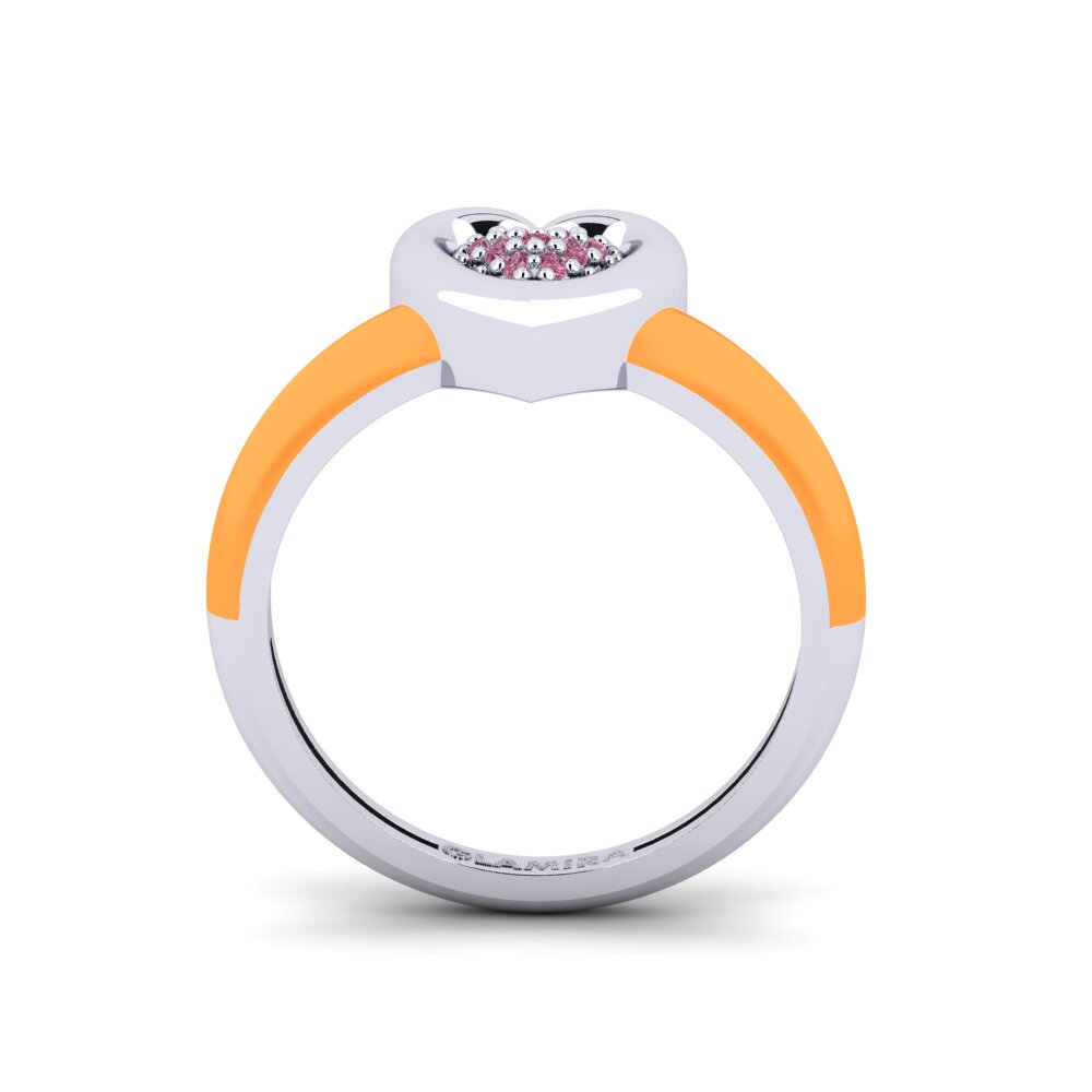 950 Platin Pinker Ring Piccoamore