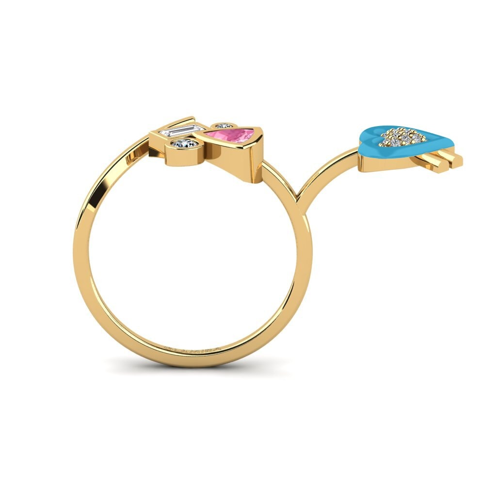 Gelbgold 750 Ring Polpo