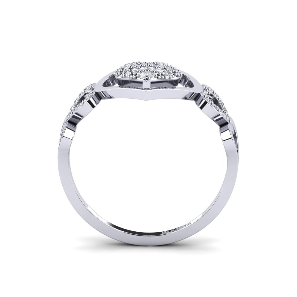 White sapphire Ring Sajan