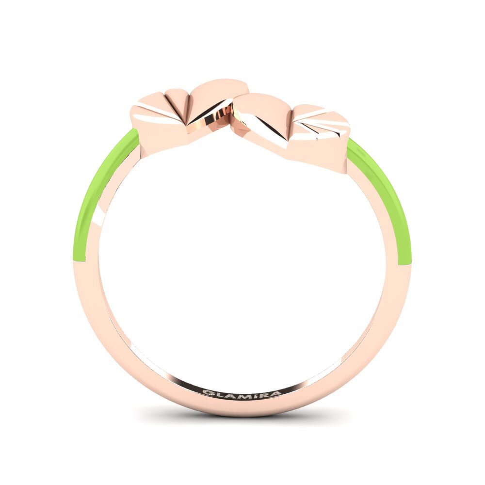Rotgold 585 Ring Sparkly