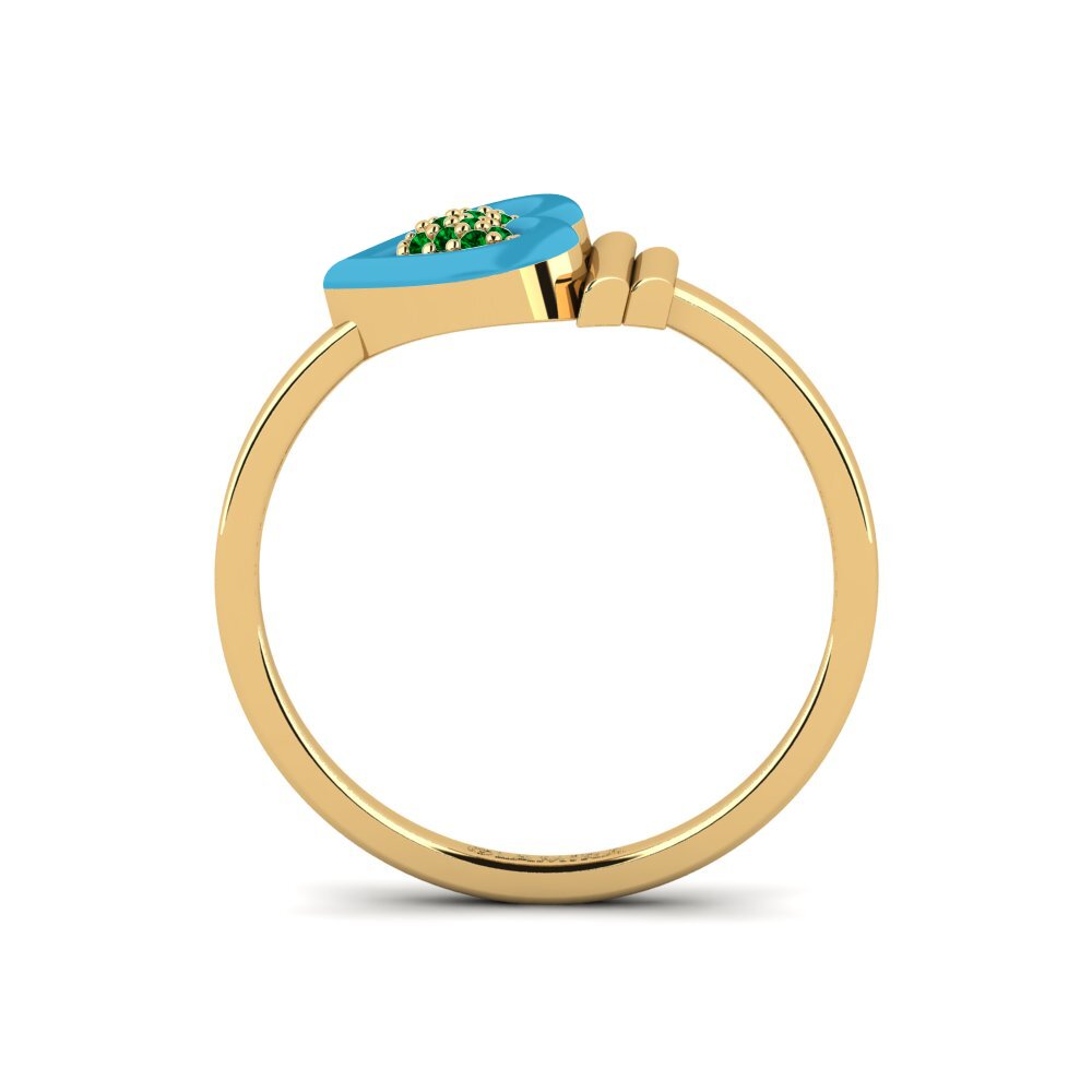 Grüner Zirkonia Ring Speranzalife