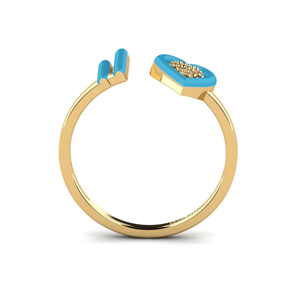 Brauner Diamant Ring Stagi