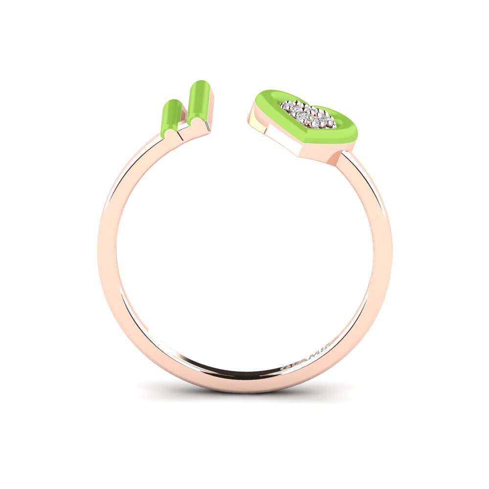 Rotgold 585 Ring Stagi