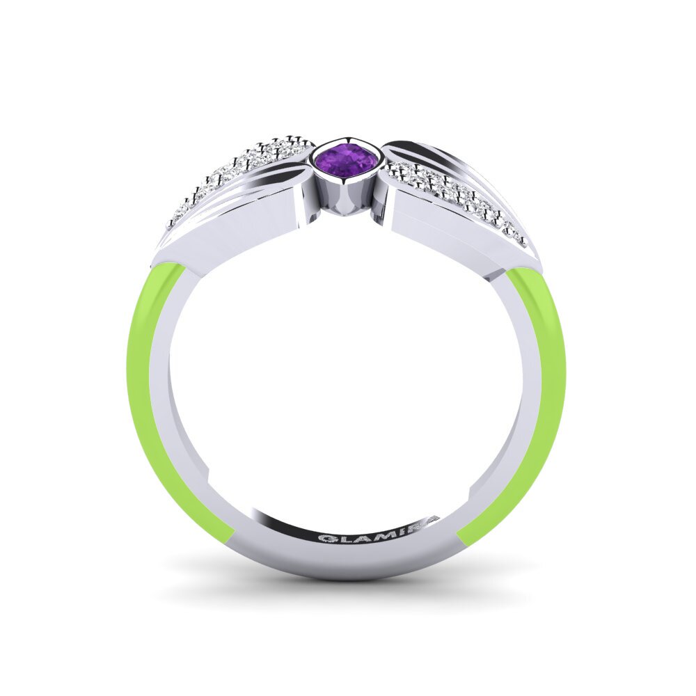 Amethyst Pinky Ring Stirring
