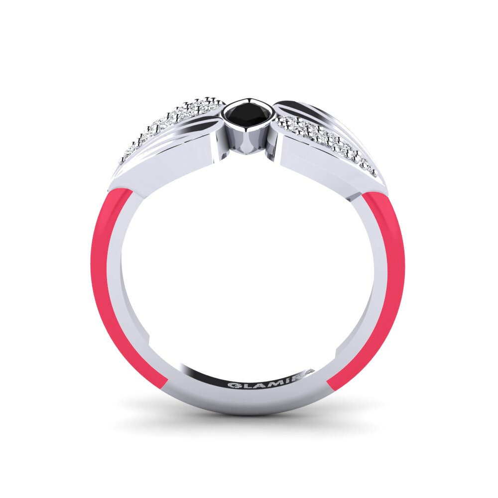 Black Diamond Pinky Ring Stirring
