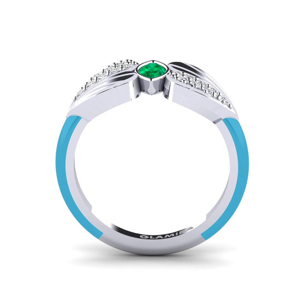 Emerald Pinky Ring Stirring