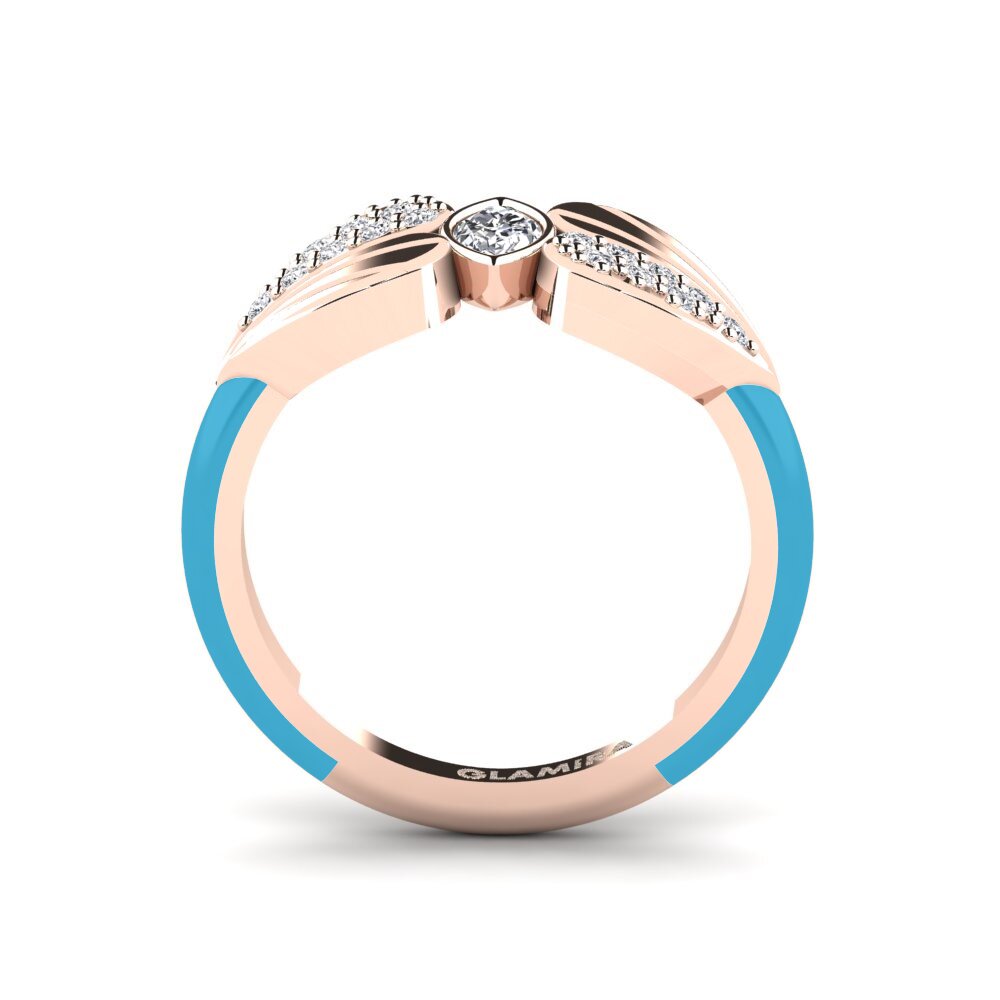 Rotgold 375 Pinker Ring Stirring