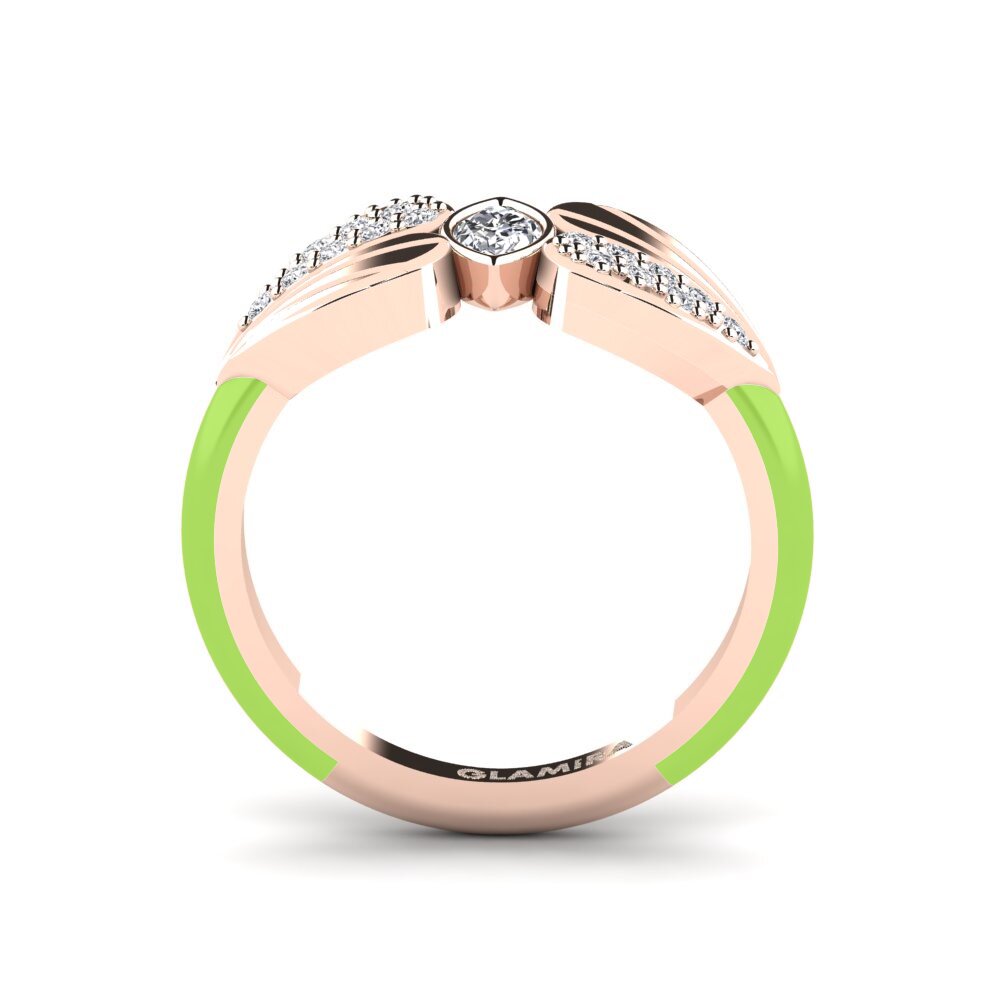 Rotgold 585 Pinker Ring Stirring