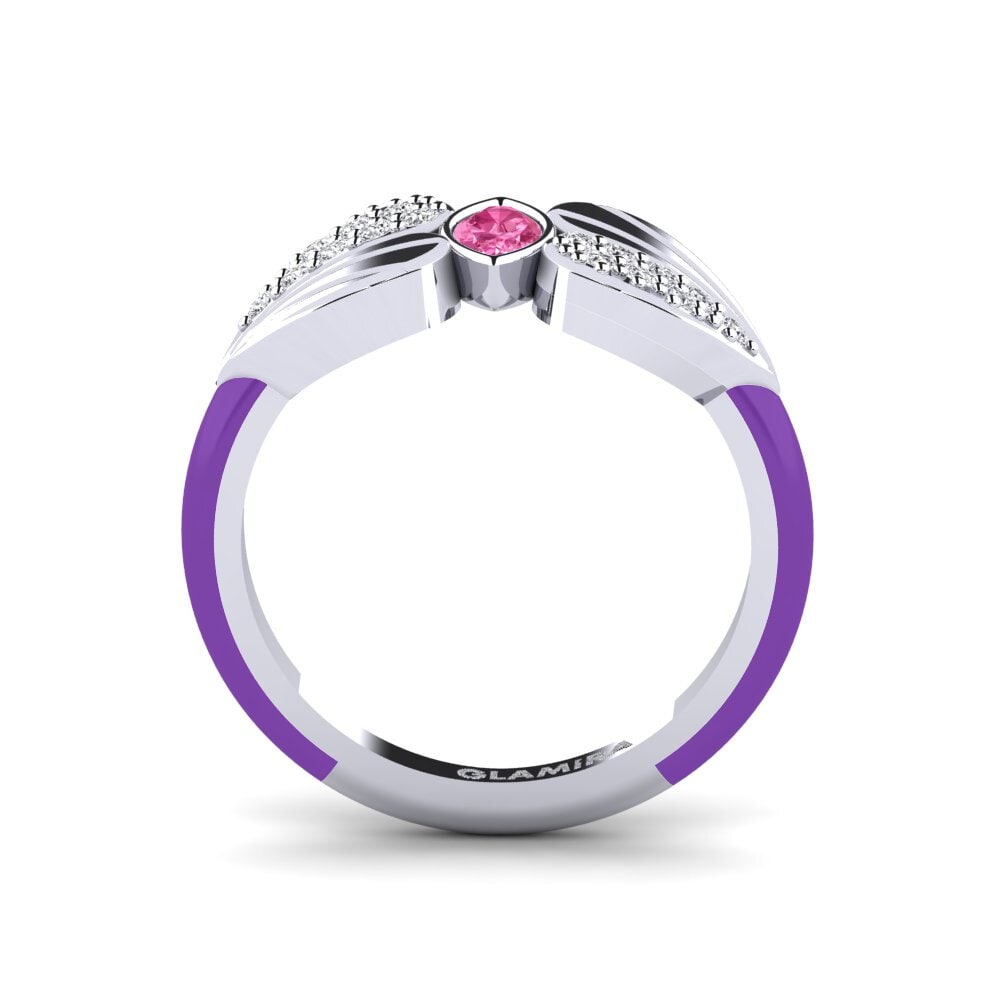 Rosa Saphir Pinker Ring Stirring
