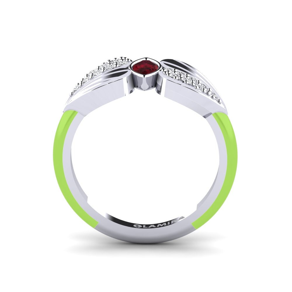 Ruby Pinky Ring Stirring