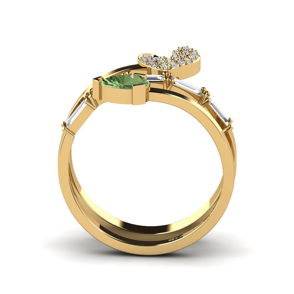 Grüner Saphir Ring Tekucina