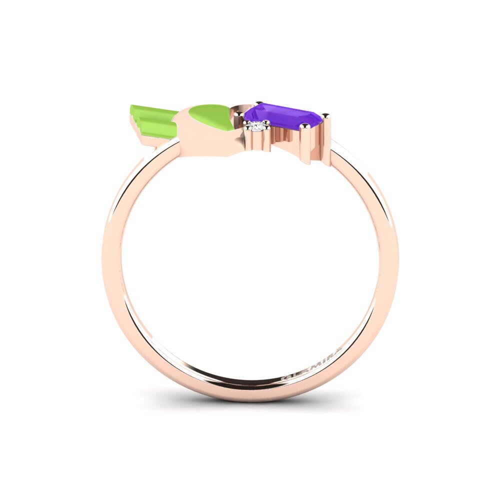 Amethyst Ring Tinselove