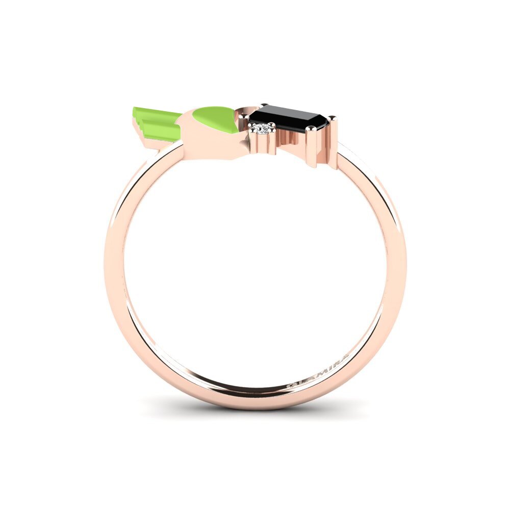 Schwarzer Onyx Ring Tinselove